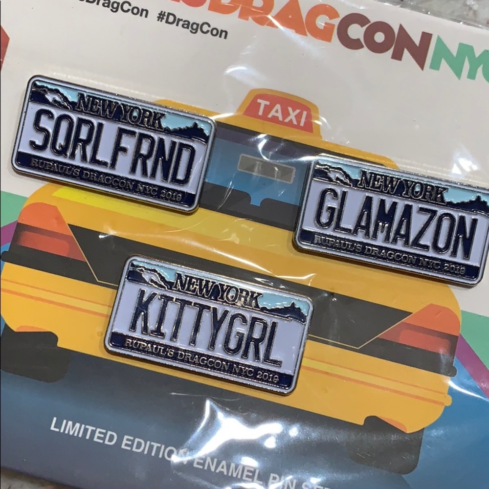 Rupaul Dragcon NYC 2019 pins